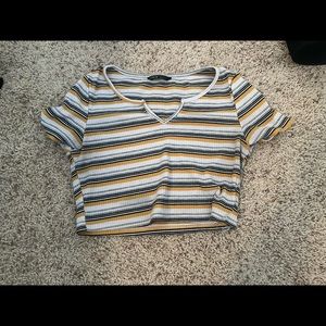 Striped Crop Top
